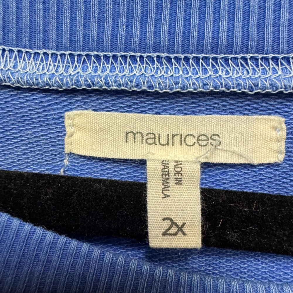Maurices Sky Blue Knit Top - Picture 3 of 3